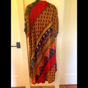 Free People colorful duster